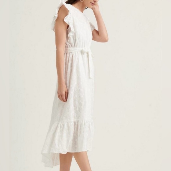 Flutter Sleeve Reese Midi Dress - Picture 2 of 4